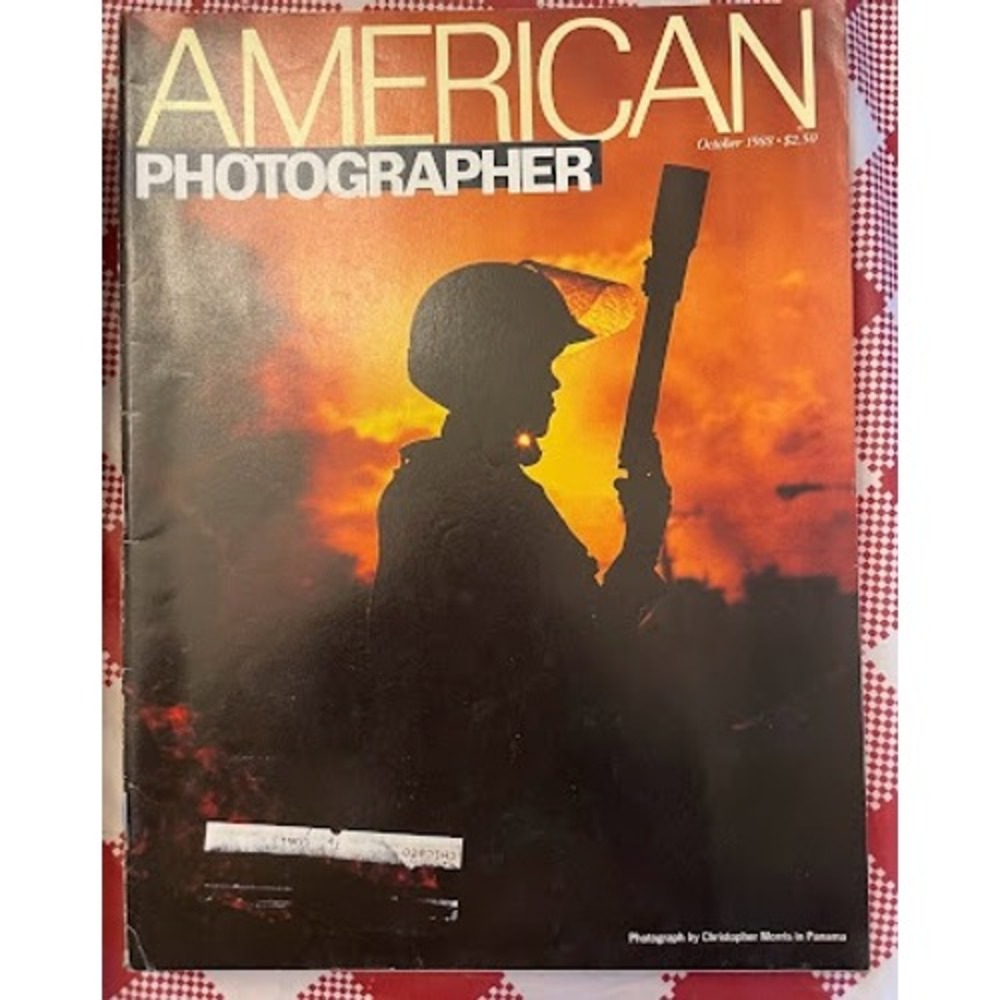 American Photographer Magazine October 1988 Christopher Morris Panama War Art